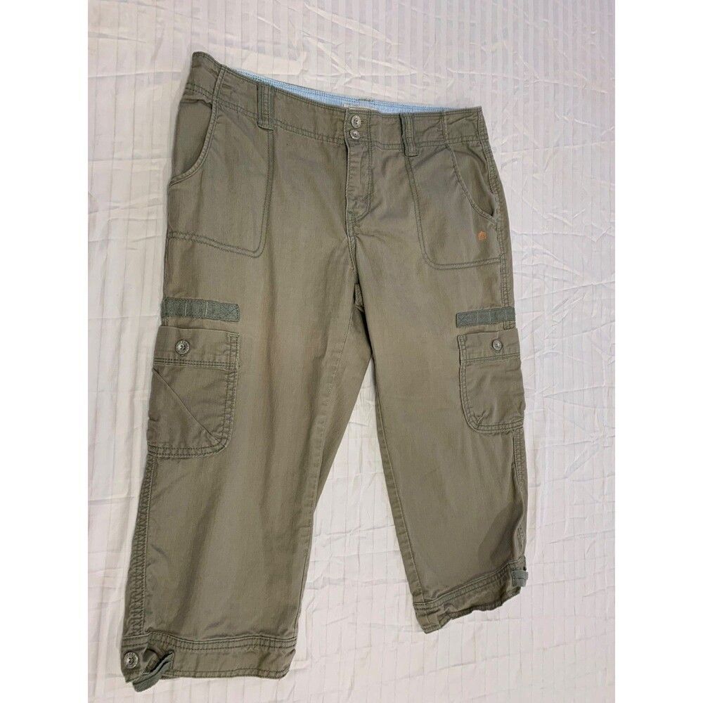 LEVIS WOMENS COTTON CARGO CAPRIS PANTS SIZE 4